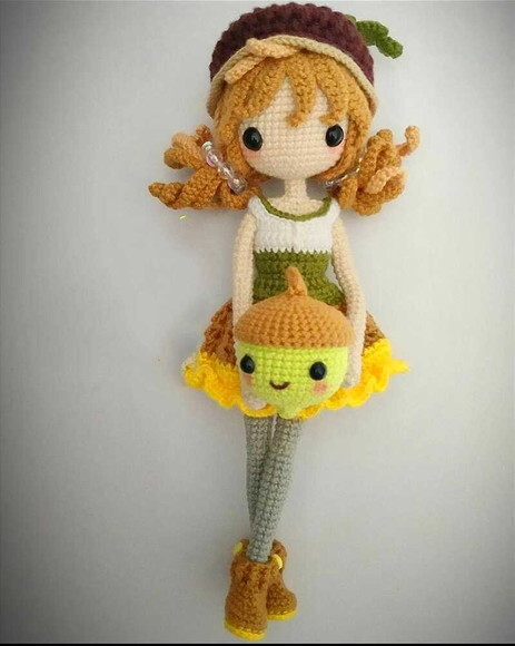 Receita Boneca Amigurumi