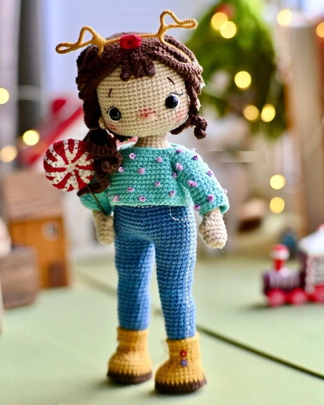 Receita Boneca Amigurumi