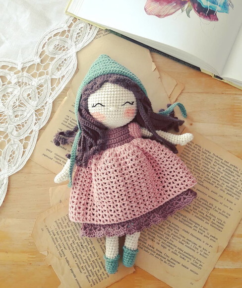 Receita Boneca Amigurumi