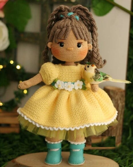 Receita Boneca Amigurumi