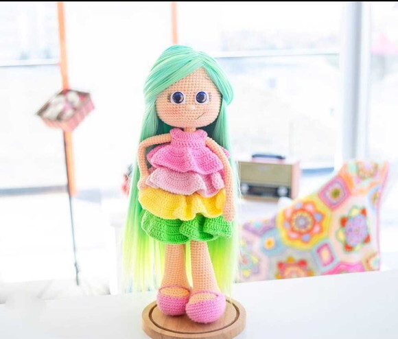Receita Boneca Amigurumi