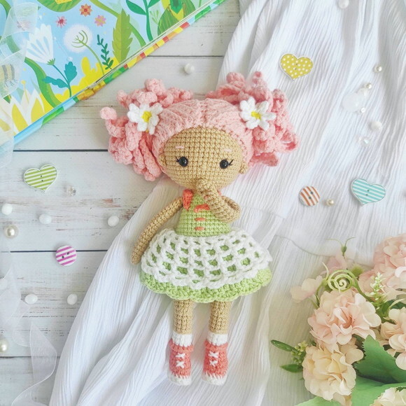 Receita Boneca Amigurumi