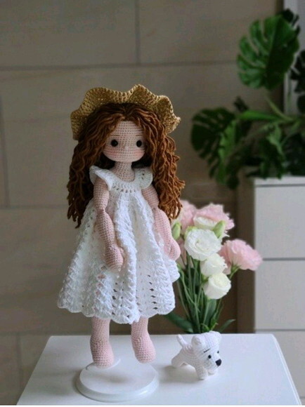 Receita Boneca Amigurumi