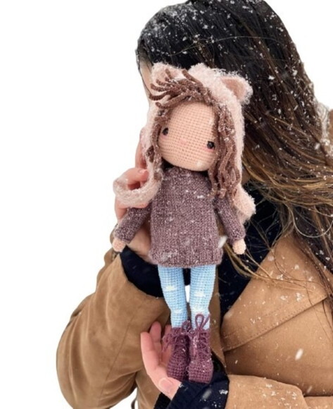 Receita Boneca Amigurumi
