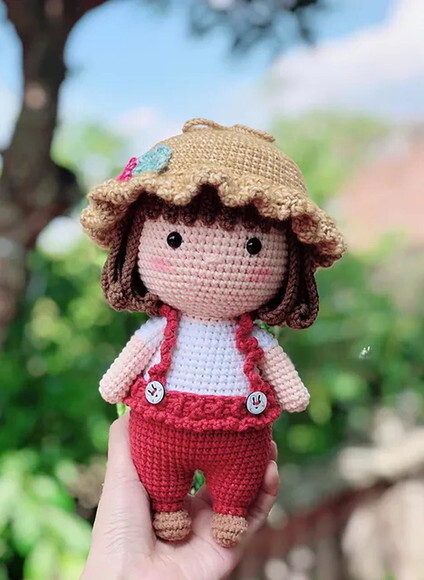 Receita Boneca Caipira Amigurumi