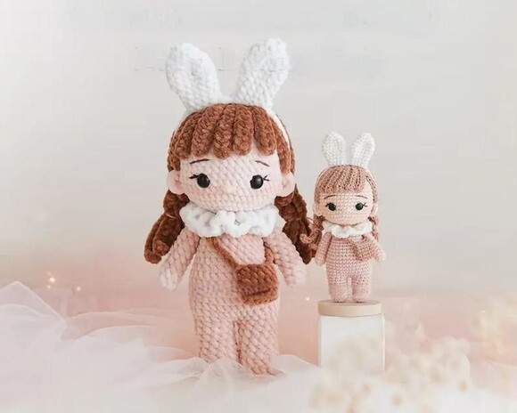 Receita Boneca Coelha Amigurumi