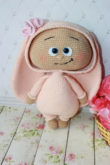 Receita Boneca Coelho Amigurumi