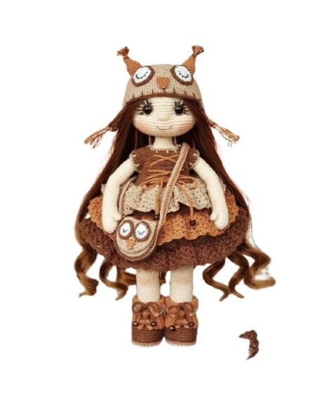 Receita Boneca coruja Amigurumi