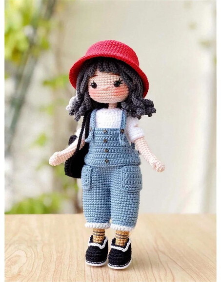 Receita Boneca de Chapeu Amigurumi