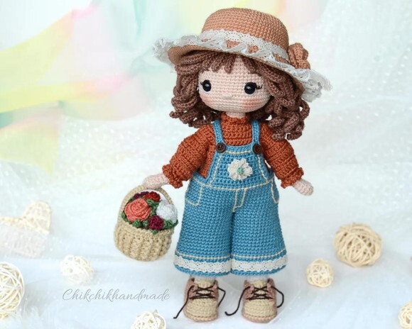 Receita Boneca do Campo Amigurumi