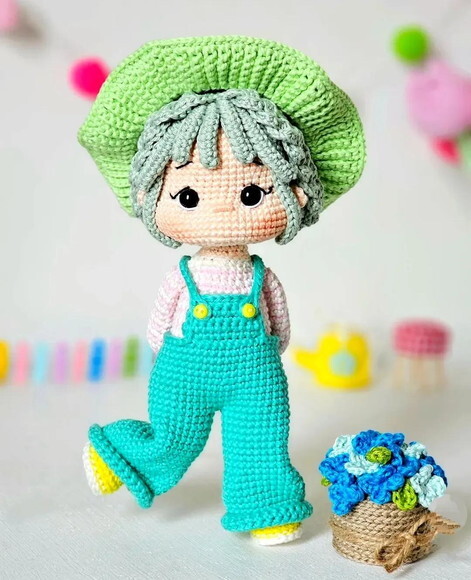Receita Boneca do Campo Amigurumi