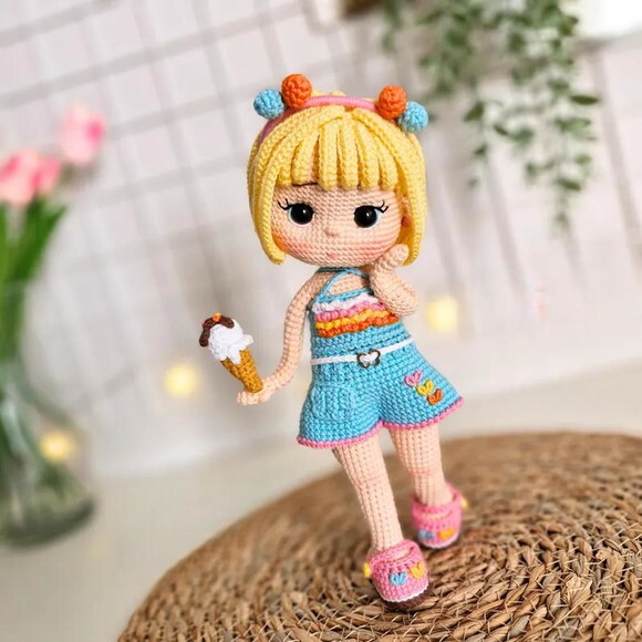 Receita Boneca Docinho Amigurumi
