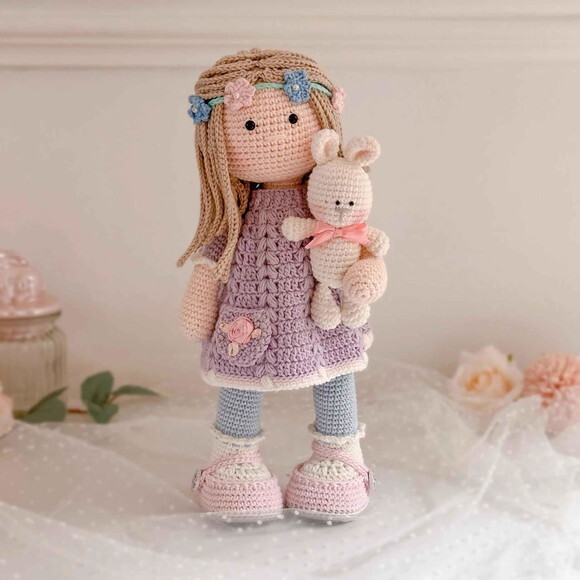 Receita Boneca e Coelho Amigurumi