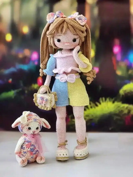 Receita Boneca e Ovelha Amigurumi