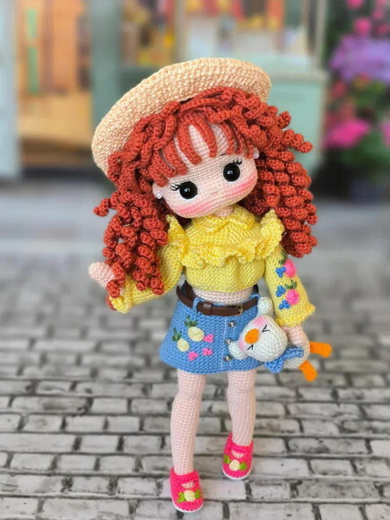 Receita Boneca e Pato Amigurumi