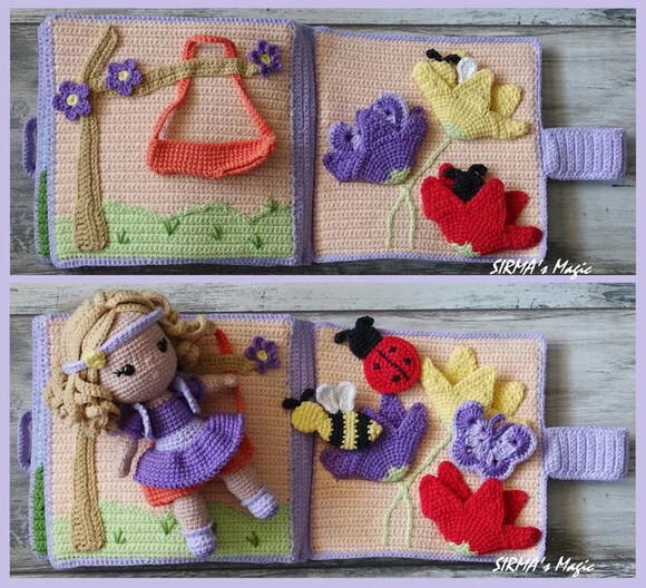 Receita Boneca e Livro Amigurumi