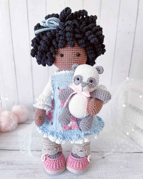 Receita Boneca e Panda Amigurumi