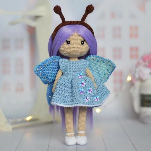 Receita Boneca Fada Amigurumi