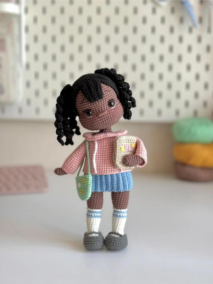 Receita Boneca Fofinha Amigurumi