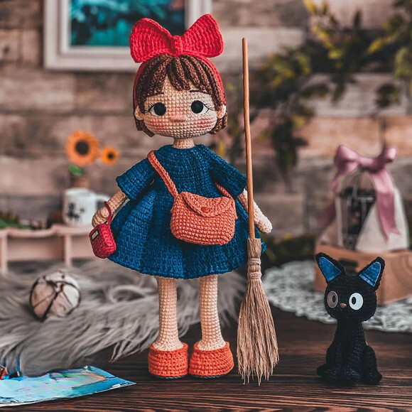 Receita Boneca Kiki Amigurumi