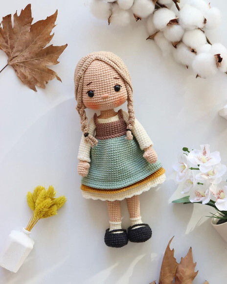Receita Boneca Lia Amigurumi