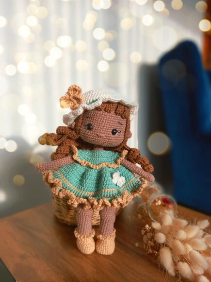 Receita Boneca Lisa Amigurumi