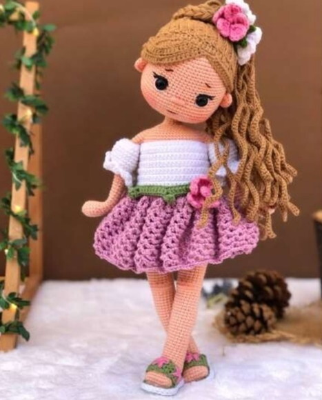 Receita Boneca Lola Amigurumi