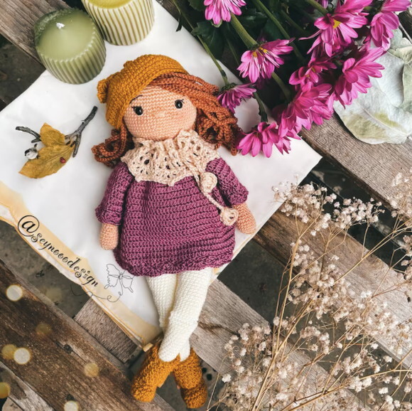 Receita Boneca Mel Amigurumi