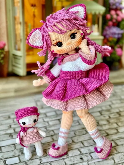 Receita Boneca Melody Amigurumi