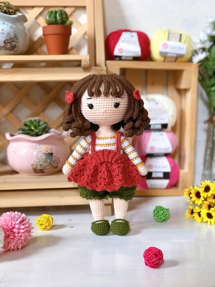 Receita Boneca Mia Amigurumi