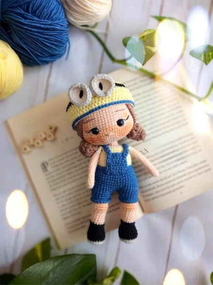 Receita Boneca Minion Amigurumi