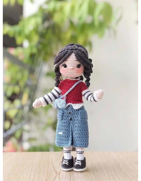 Receita Boneca Ruby Amigurumi