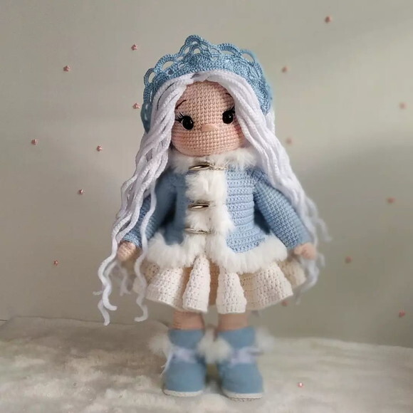 Receita Boneca Snow Amigurumi