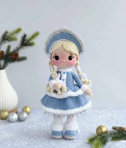 Receita Boneca Snow Amigurumi