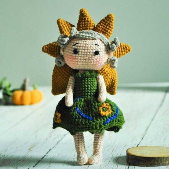 Receita Boneca Sol Amigurumi