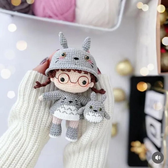 Receita Boneca Totoro Amigurumi