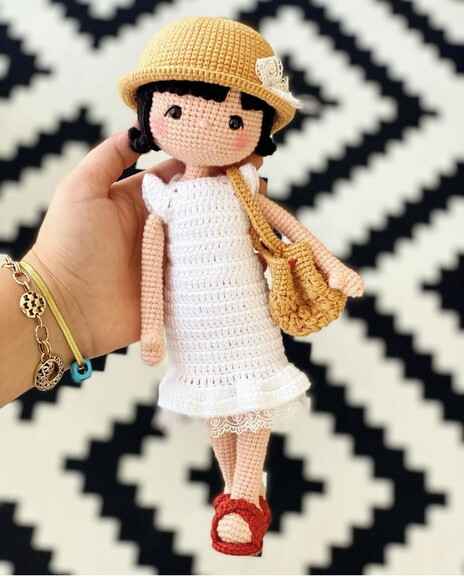 Receita Boneca Tessa Amigurumi