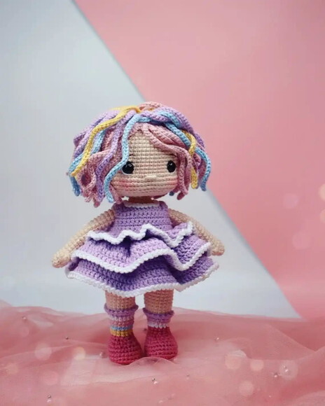 Receita Boneca Unicornio Amigurumi