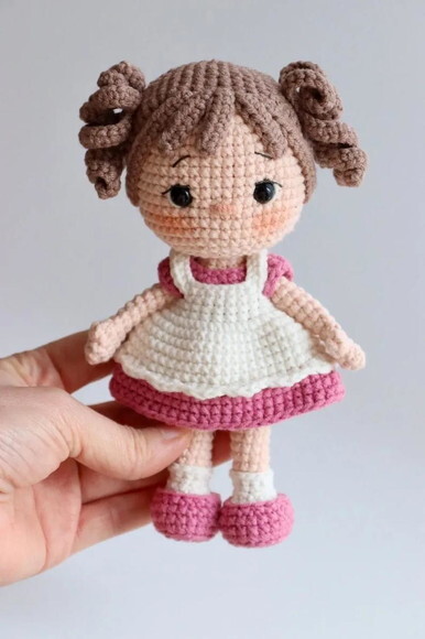 Receita Bonequinha Amigurumi