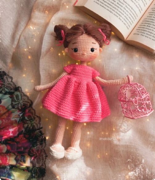 Receita Bonequinha Amigurumi