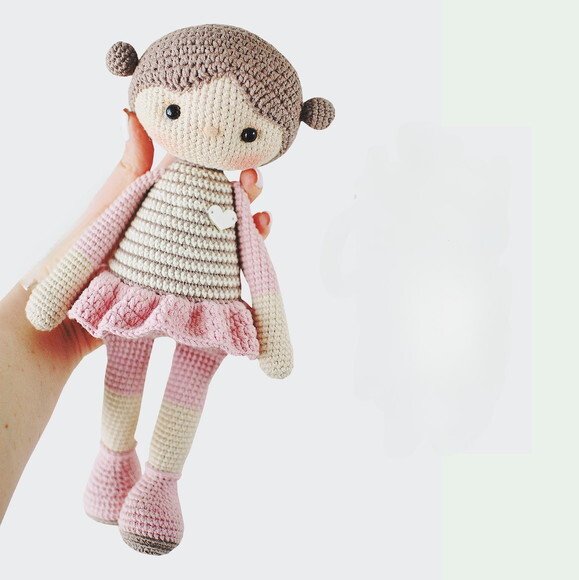 Receita Bonequinha Amigurumi