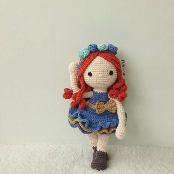 Receita Bonequinha Amigurumi