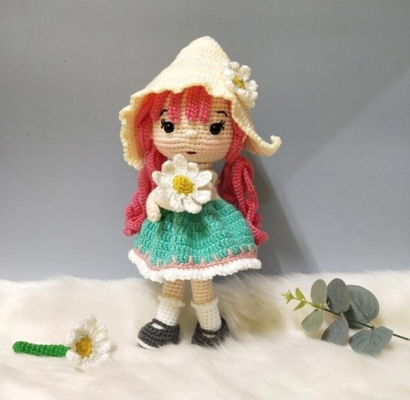 Receita Bonequinha Amigurumi