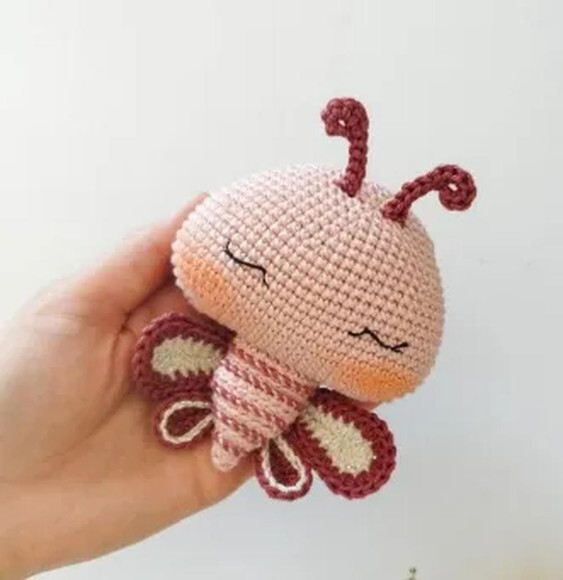 Receita Borboleta Amigurumi