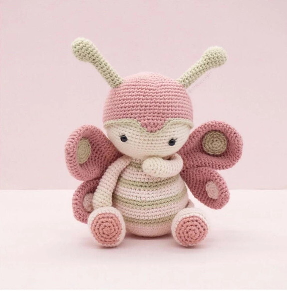 Receita Borboleta Amigurumi