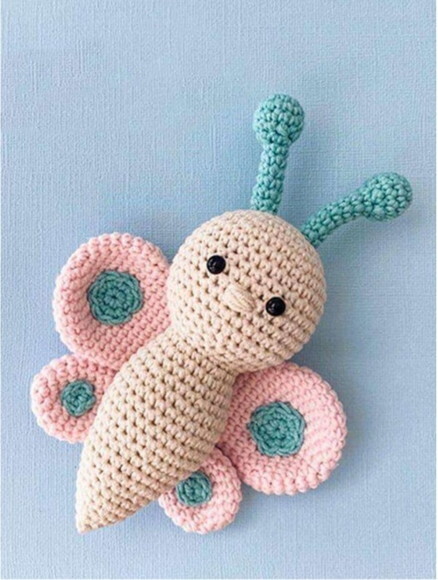 Receita Borboleta Amigurumi