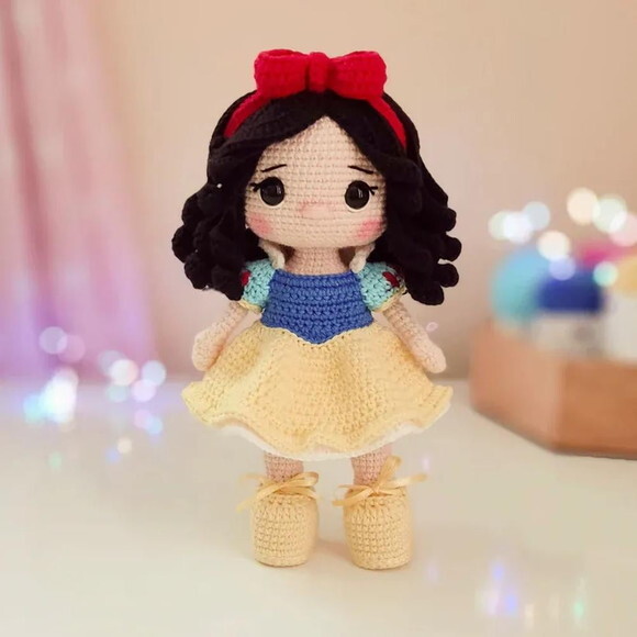 Receita Branca de Neve Amigurumi