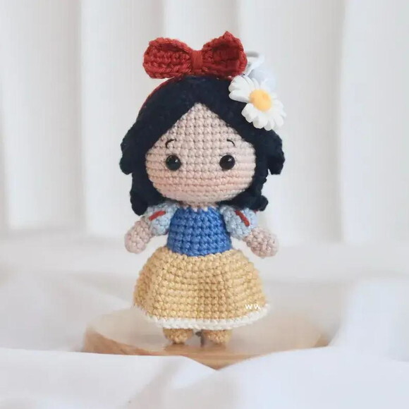 Receita Branca de Neve Amigurumi
