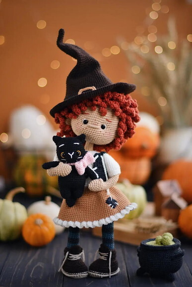 Receita Bruxa Amigurumi