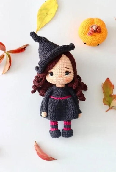 Receita Bruxa Amigurumi